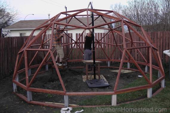 How to Build a GeoDome Greenhouse - Northern Homestead