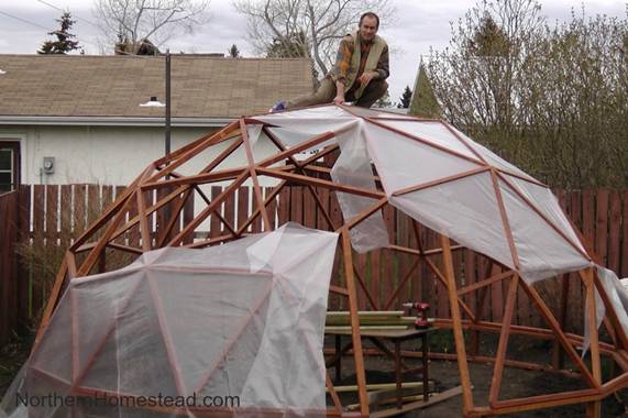 How to Build a GeoDome Greenhouse - Northern Homestead
